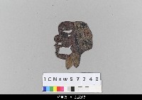 藏品(中國湖北皮影戲偶頭-淨)的圖片